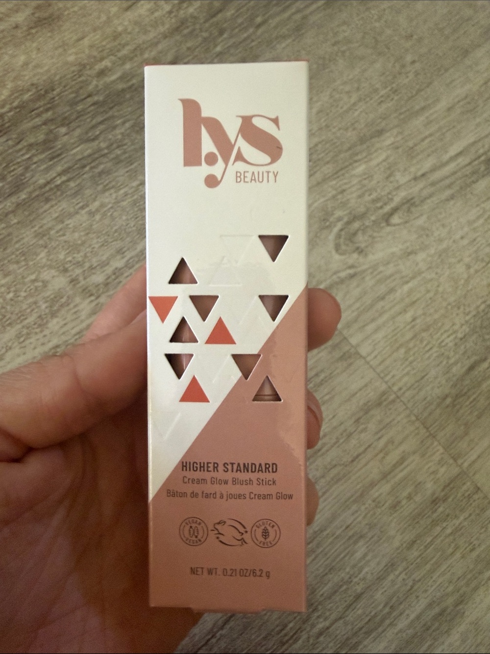 LYS Beauty Higher Standard Cream Glow Blush Stick — perfect peach